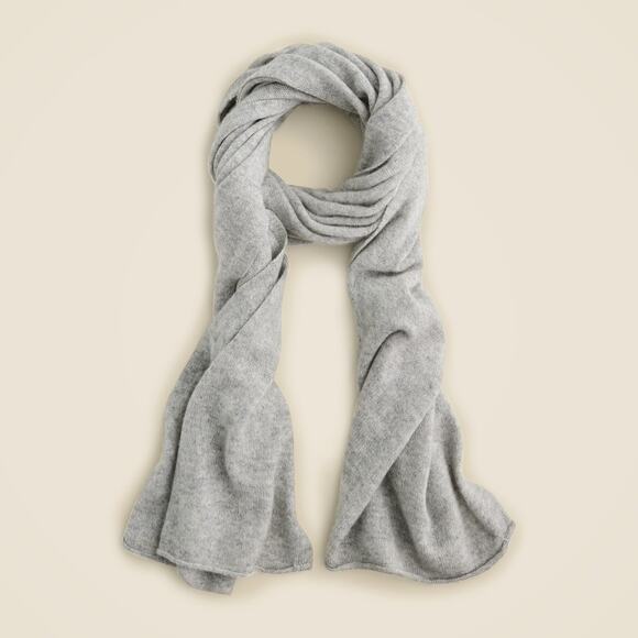 J.Crew Cashmere Wrap Heather Grey One Size NWOT - Picture 1 of 5